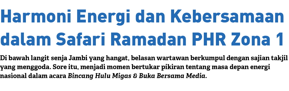 Di bawah langit senja Jambi yang hangat, belasan wartawan berkumpul dengan sajian takjil yang menggoda. Sore itu, men...