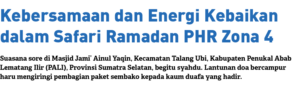 Suasana sore di Masjid Jami’ Ainul Yaqin, Kecamatan Talang Ubi, Kabupaten Penukal Abab Lematang Ilir (PALI), Provinsi...