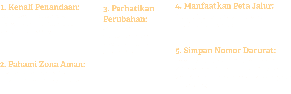 4. Manfaatkan Peta Jalur: Akses informasi peta jalur pipa yang tersedia di kantor desa,3. Perhatikan Perubahan: Amati...