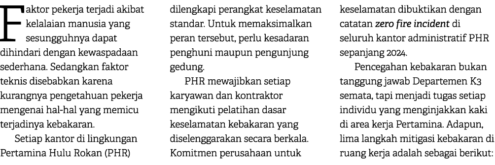 Faktor pekerja terjadi akibat kelalaian manusia yang sesungguhnya dapat dihindari dengan kewaspadaan sederhana. Sedan...