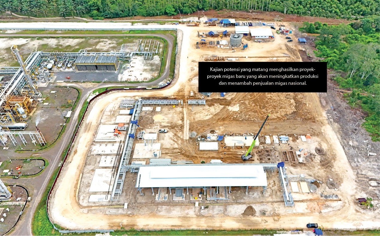 Kajian potensi yang matang menghasilkan proyek proyek migas baru yang akan meningkatkan produksi dan menambah penjual...