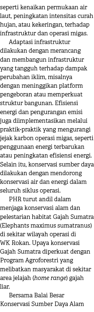 seperti kenaikan permukaan air laut, peningkatan intensitas curah hujan, atau kekeringan, terhadap infrastruktur dan ...