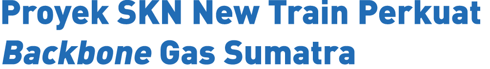 Proyek SKN New Train Perkuat Backbone Gas Sumatra