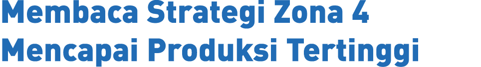 Membaca Strategi Zona 4 Mencapai Produksi Tertinggi