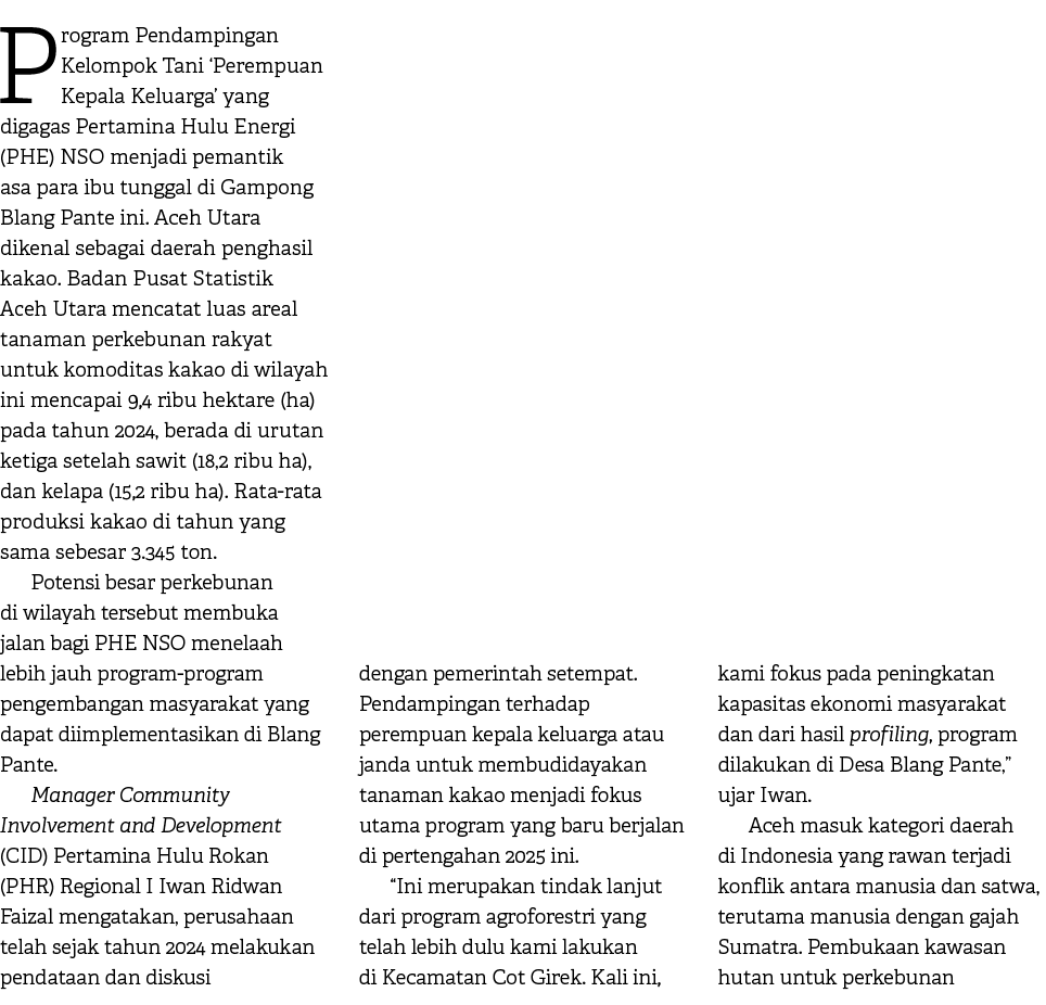 Program Pendampingan Kelompok Tani ‘Perempuan Kepala Keluarga’ yang digagas Pertamina Hulu Energi (PHE) NSO menjadi p...