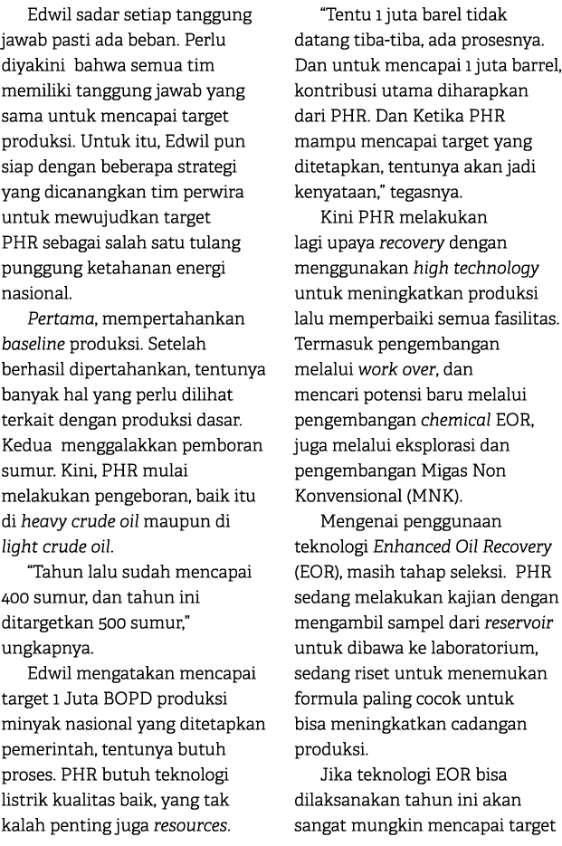 Edwil sadar setiap tanggung jawab pasti ada beban. Perlu diyakini bahwa semua tim memiliki tanggung jawab yang sama u...