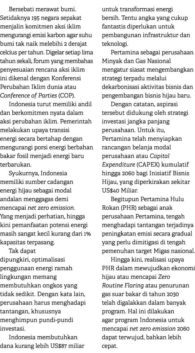 Bersebati merawat bumi. Setidaknya 195 negara sepakat menjalin komitmen aksi iklim mengurangi emisi karbon agar suhu ...