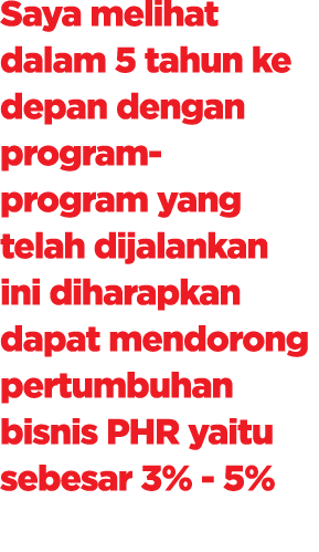 Saya melihat dalam 5 tahun ke depan dengan program program yang telah dijalankan ini diharapkan dapat mendorong pertu...