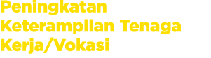 Peningkatan Keterampilan Tenaga Kerja/Vokasi 