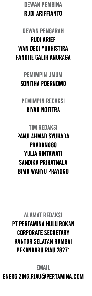 DEWAN PEMBINA Rudi Ariffianto DEWAN Pengarah Rudi Arief Wan Dedi Yudhistira PANDJIE GALIH ANORAGA PeMImpin UMUM Sonit...